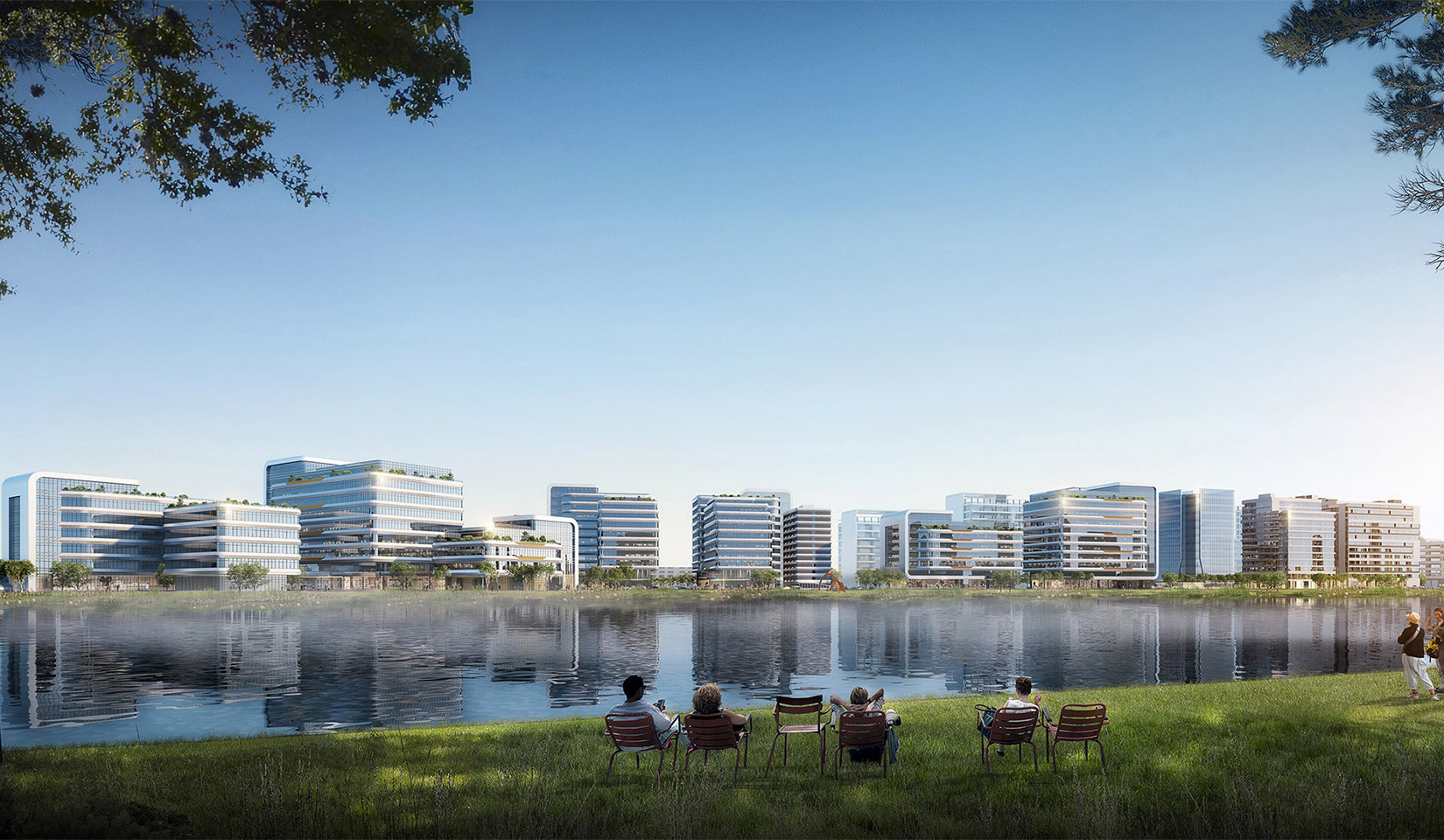 我国高新技术产业园的色彩规划原则