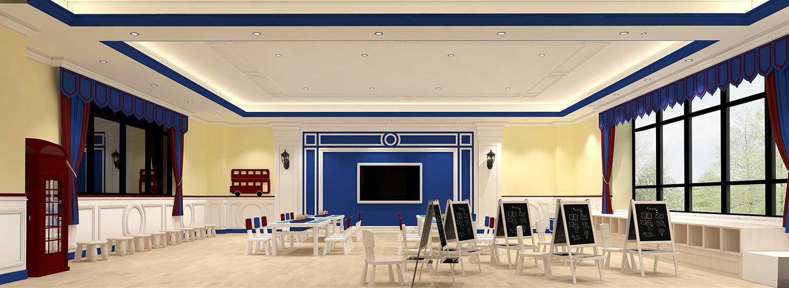 幼儿园室内装修设计案例_美工室