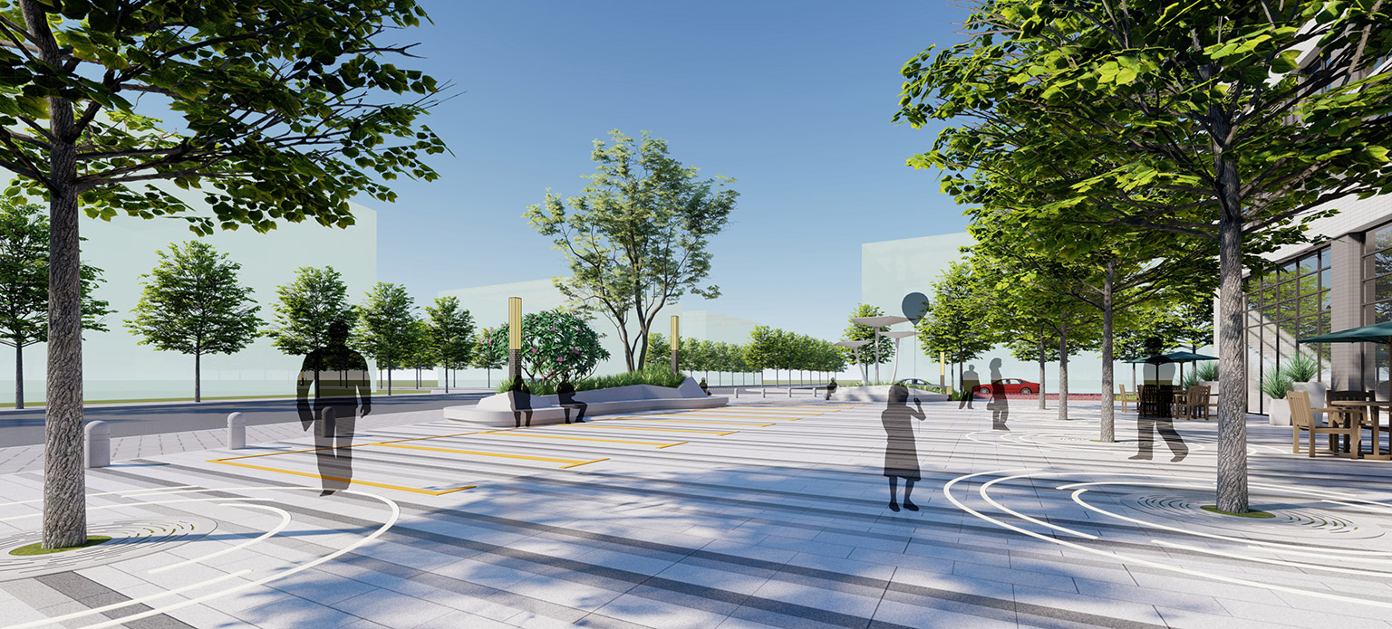 科技园景观设计案例2