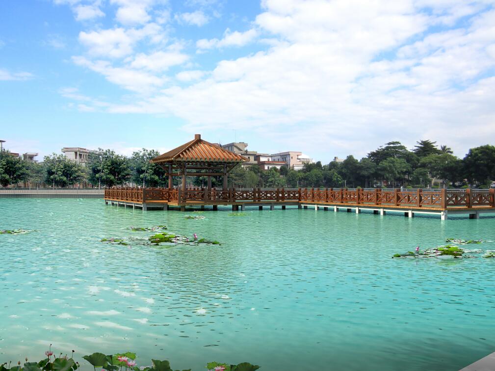 东莞某村村口水塘改造园林景观设计方案